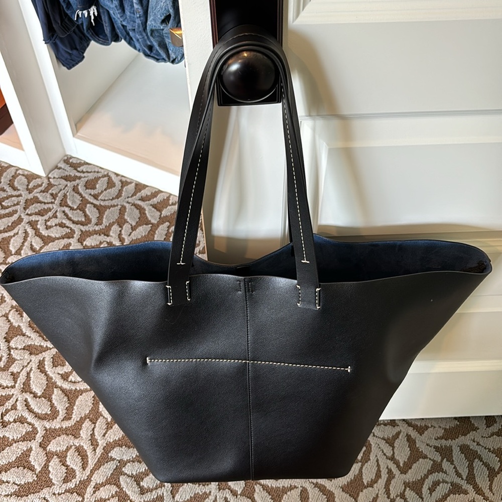 Proenza Schouler White Label black tote.